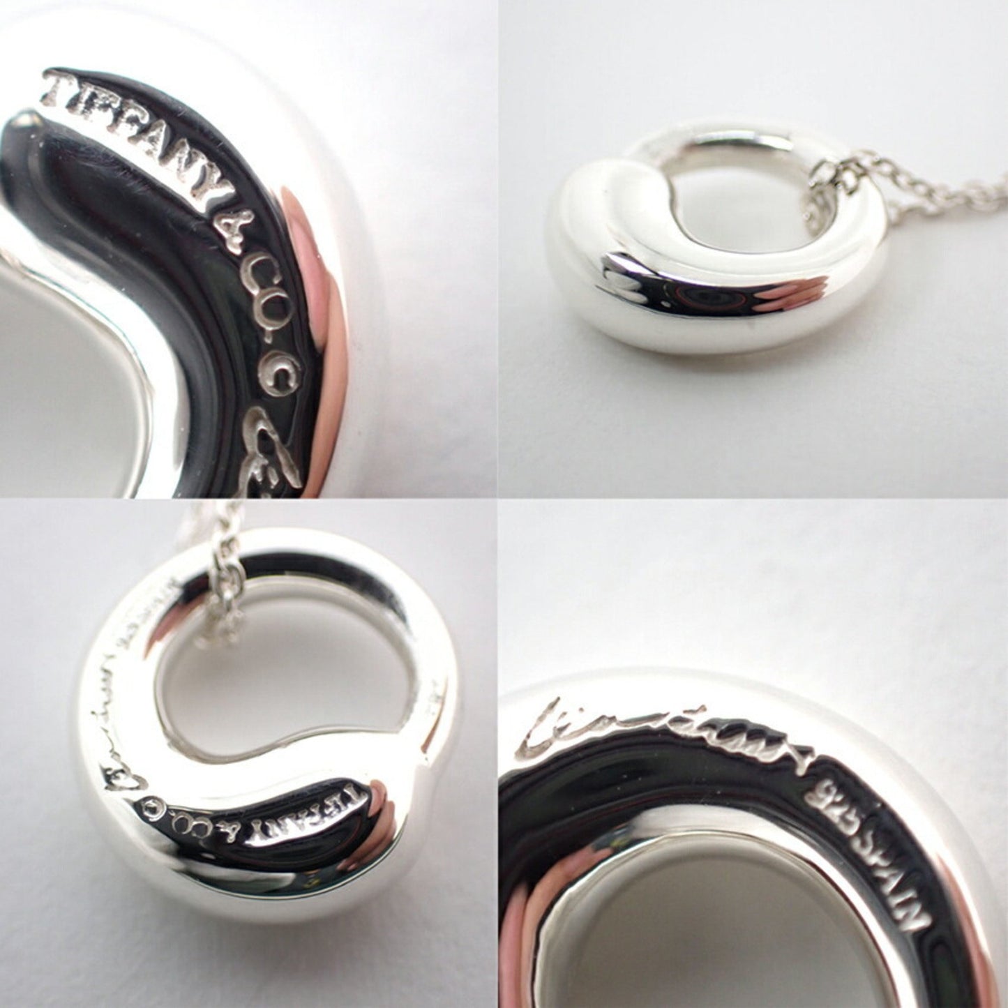 Tiffany 925 Eternal Circle Pendant Necklace