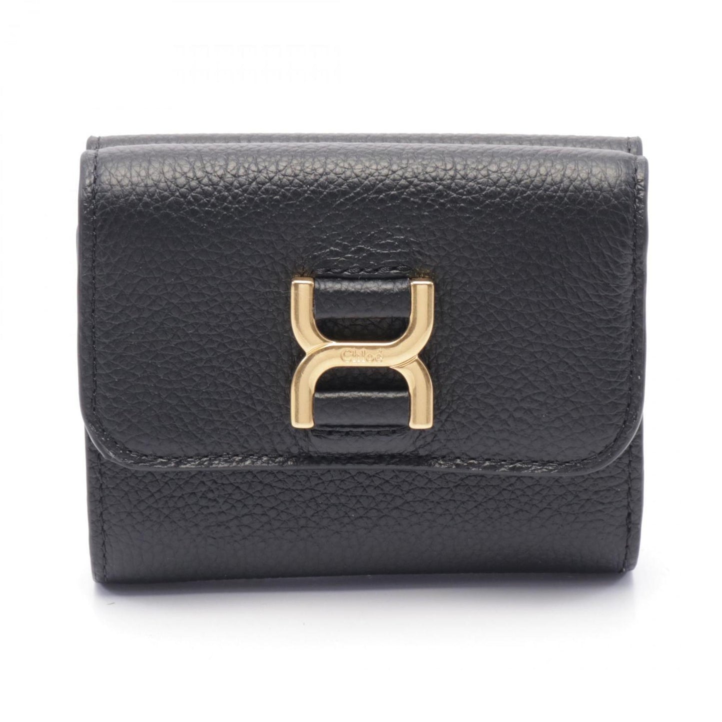 Chlo Chloe Marcie Small Trifold Wallet Tri-Fold Leather