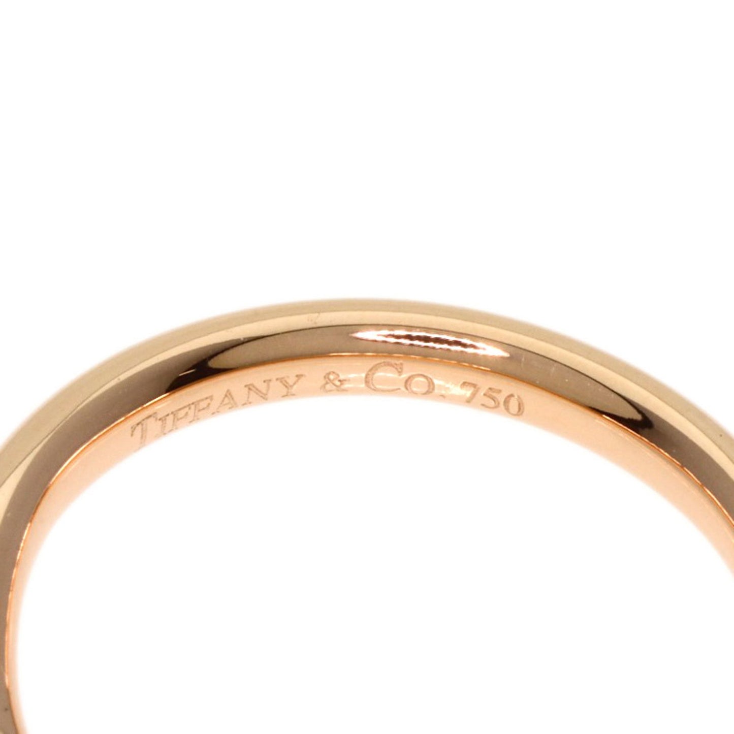 Tiffany Curved Band 1P Diamond Ring