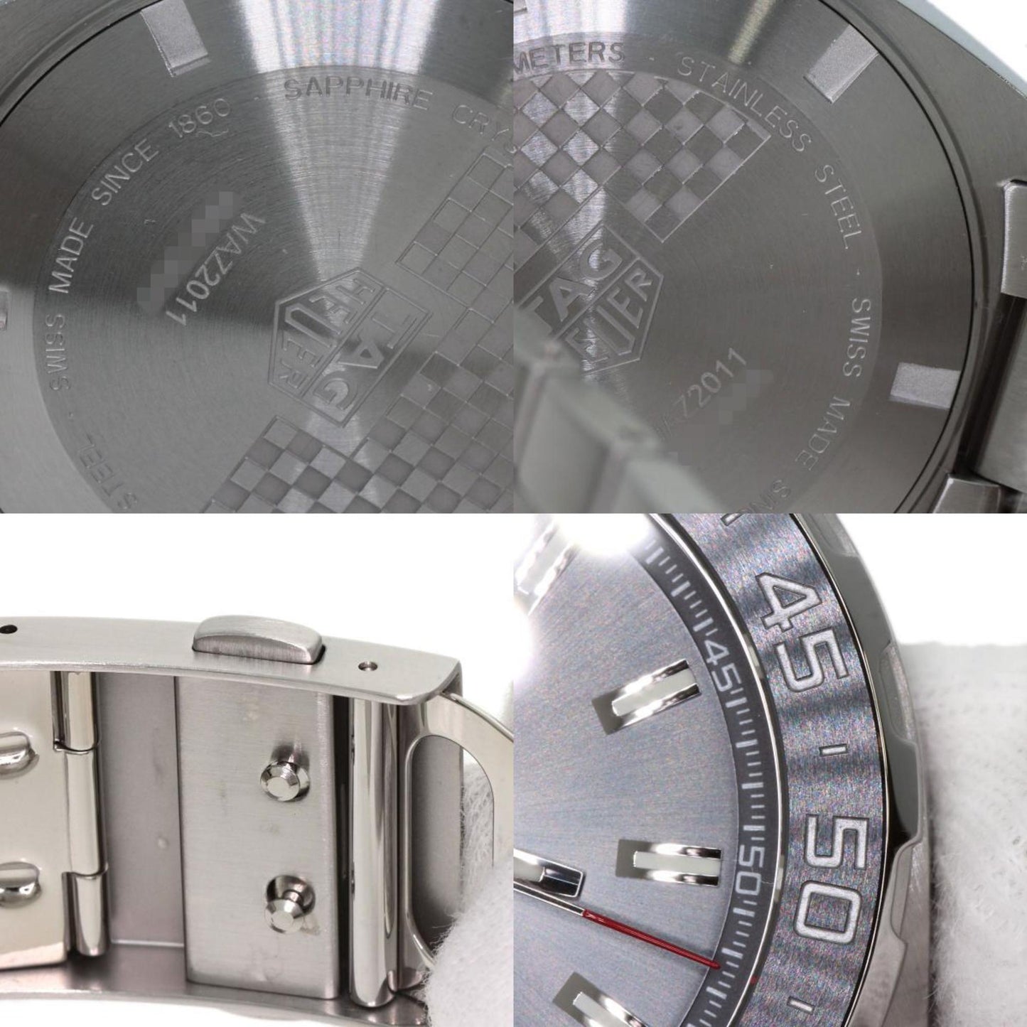 Tag Heuer Wa2011.Ba0842 Formula 1 Calibre 5 Date Watch Stainless Steel Ss