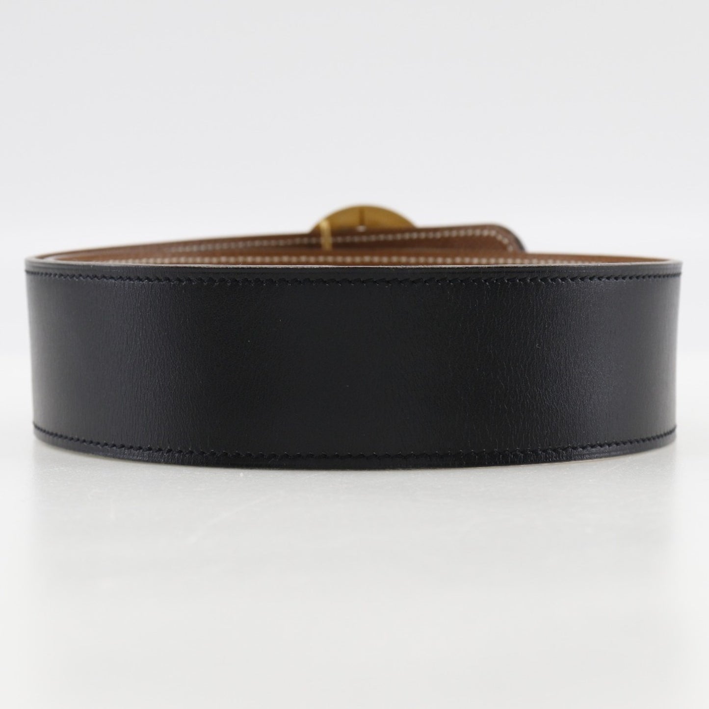 Hermes Hermes Belt Box Calf X Cushvel 1993 ?W