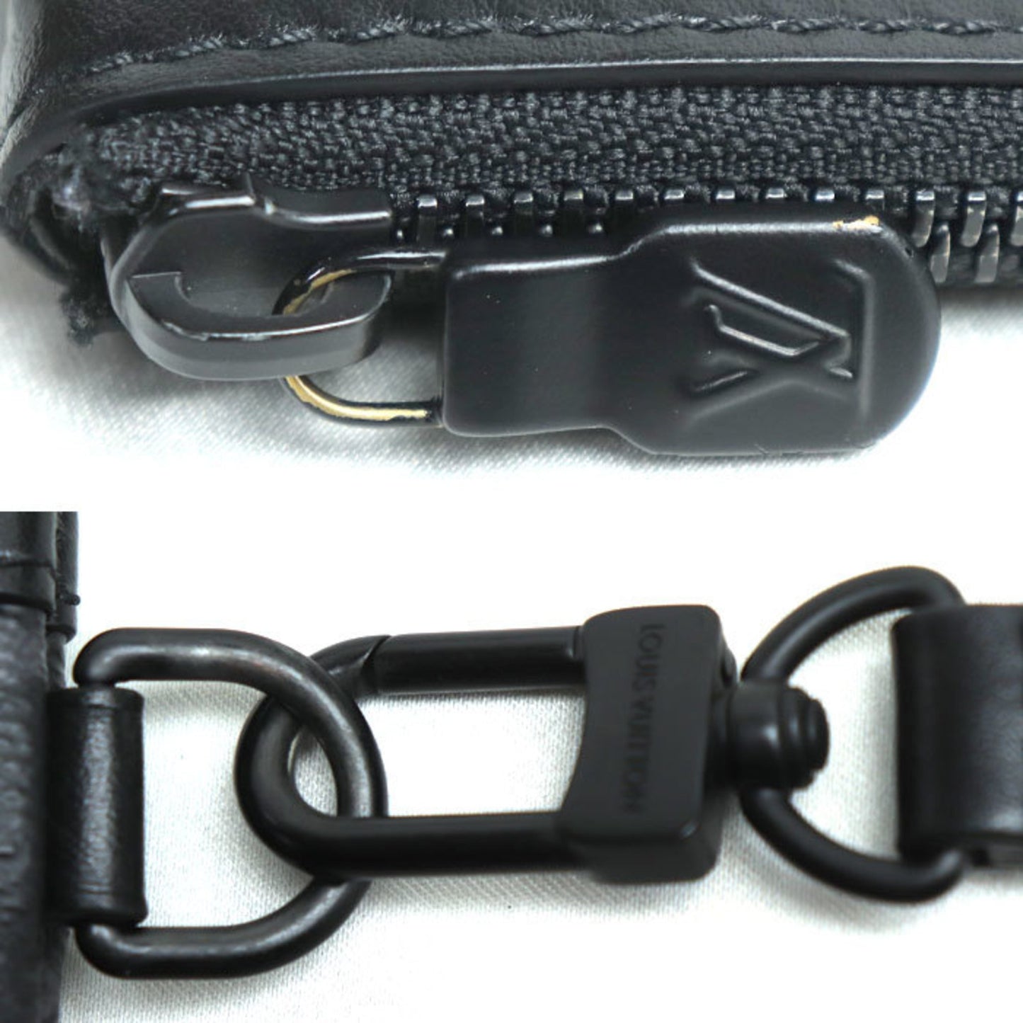 Louis Vuitton Louis Vuitton Pochette To Go Clutch Bag Monogram Eclipse Black M81569