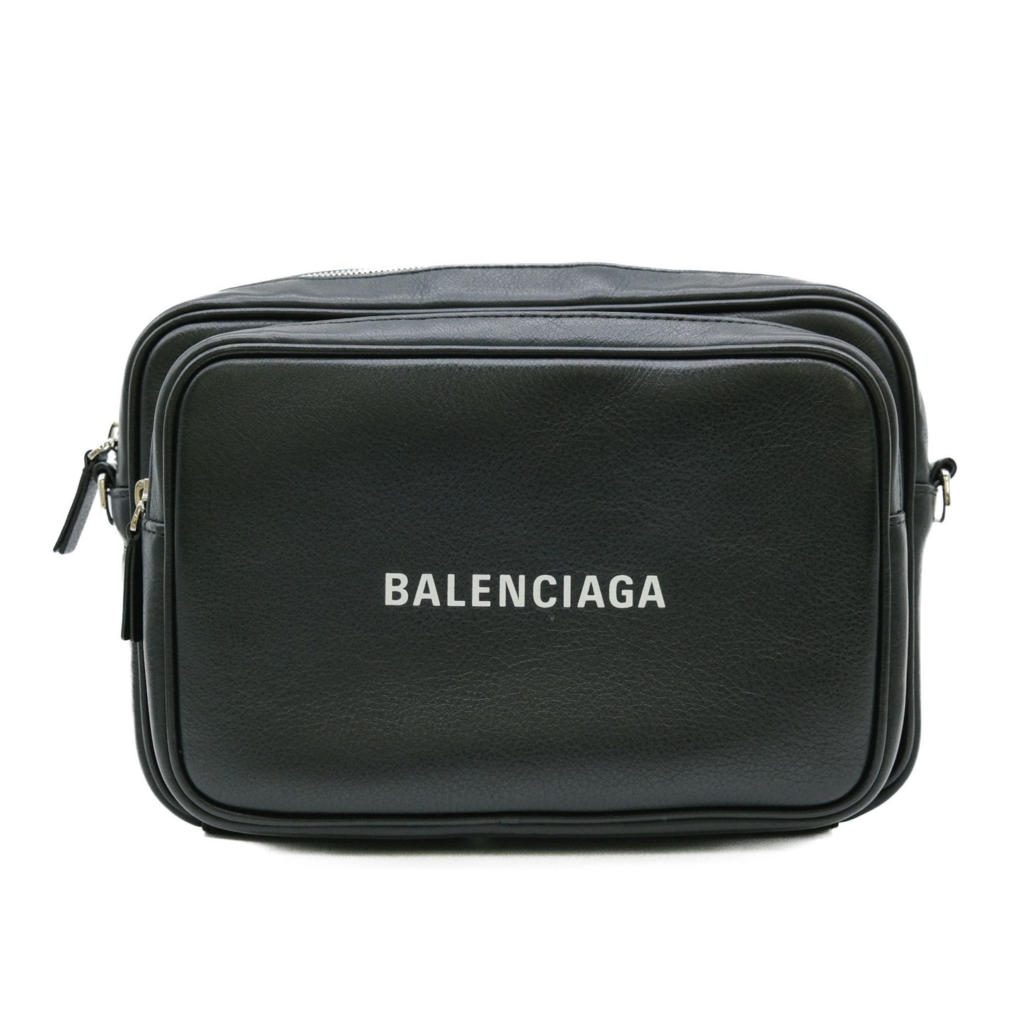 Balenciaga Shoulder Bag Everyday Body Leather Black 638414