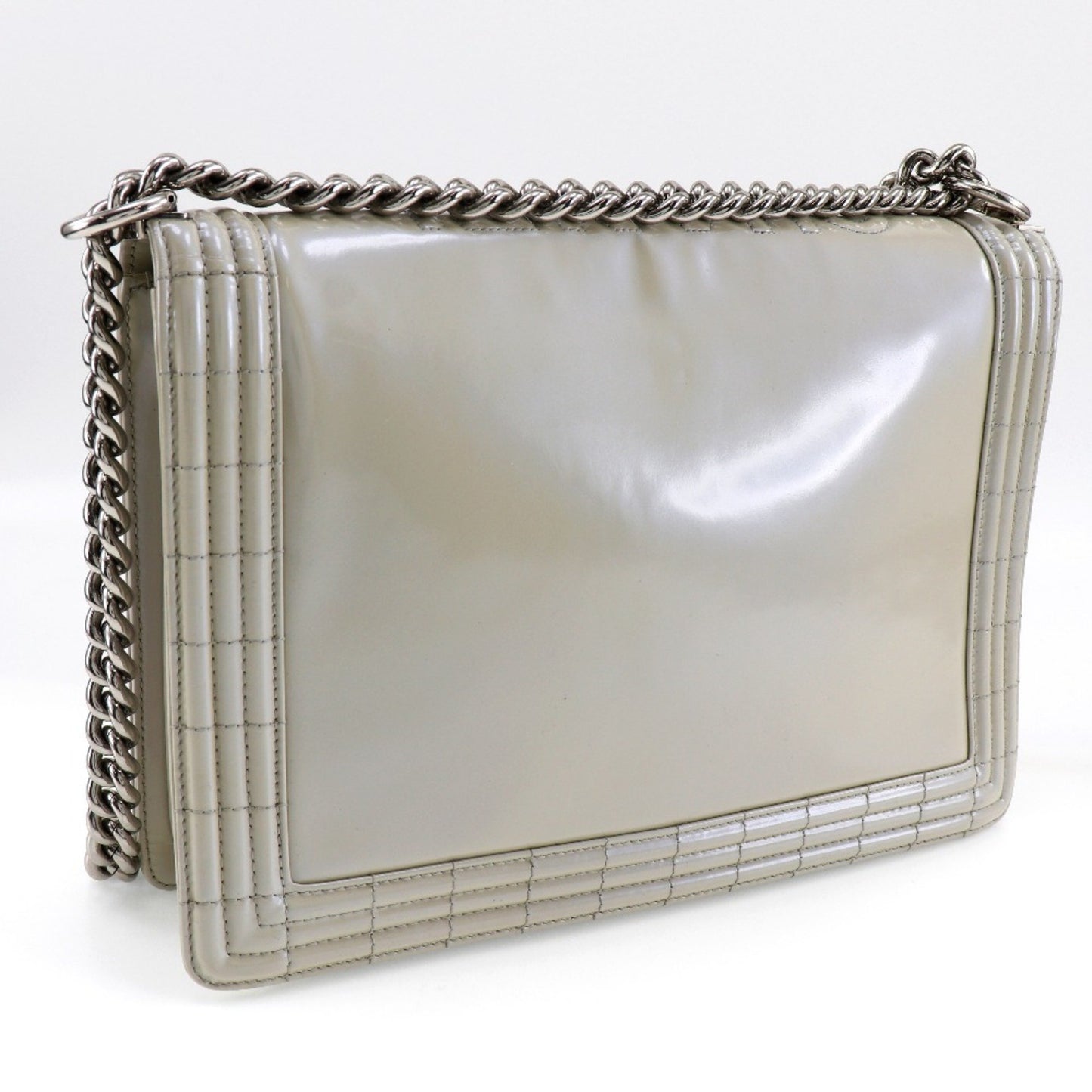 Chanel Chain Shoulder Bag Boy Chanel Enamel 2013 A5 Flap Chainshoulder
