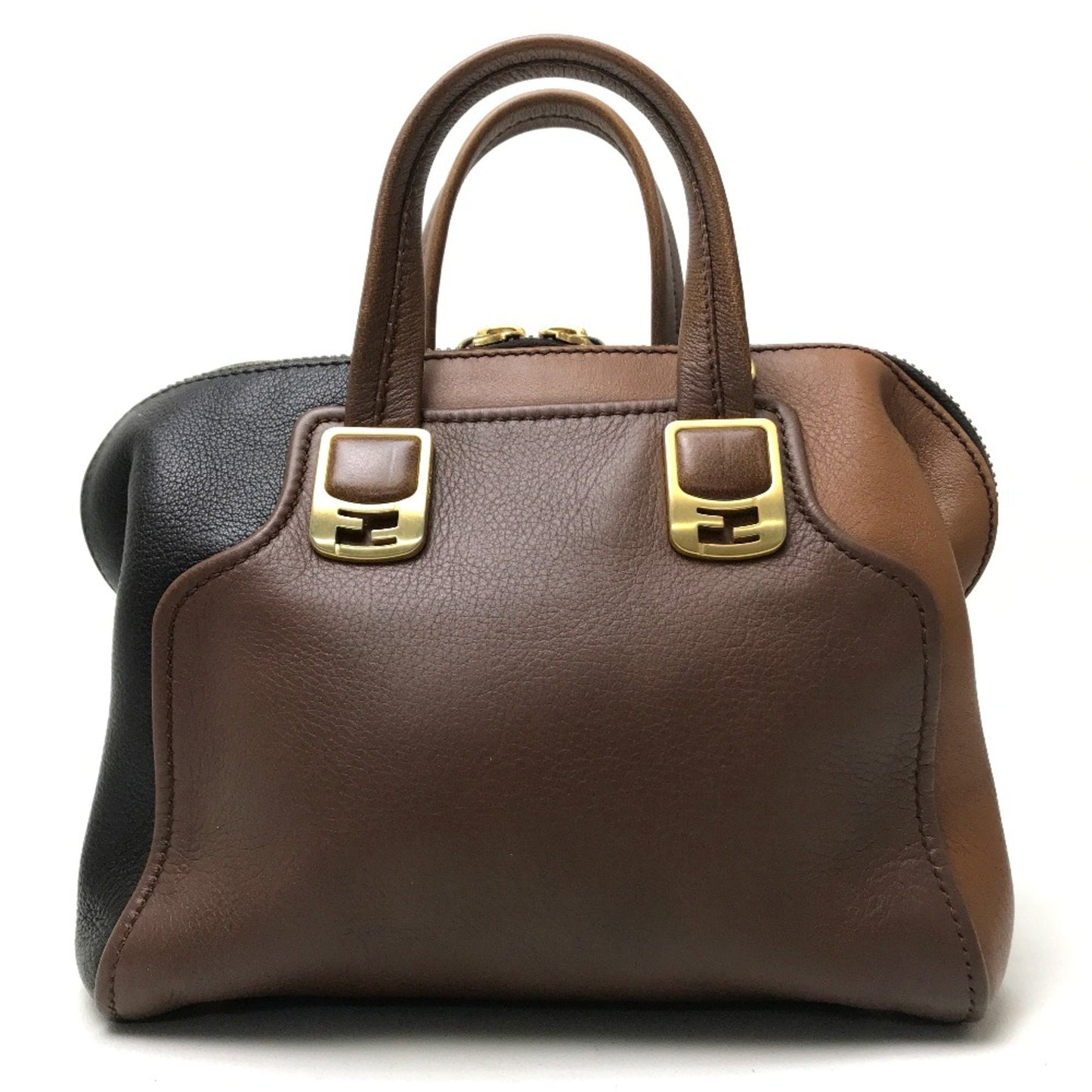 Fendi 8Bl117 2Way Shoulder Bag Hand Bag Brown