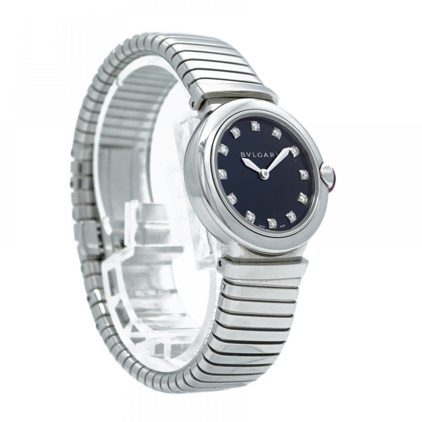Bvlgari Lucea Lu28S Black Dial