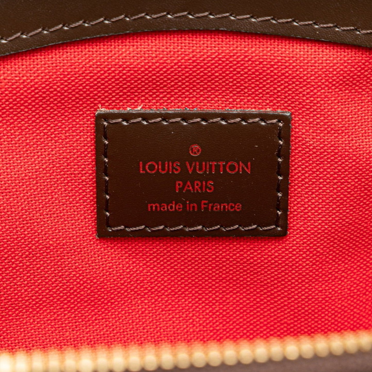 Louis Vuitton Damier Verona Pm Handbag N41117 Brown Pvc Leather