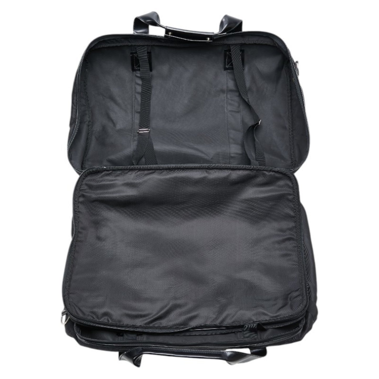 Gucci Boston Bag Shoulder 012 3754 Black Nylon Leather