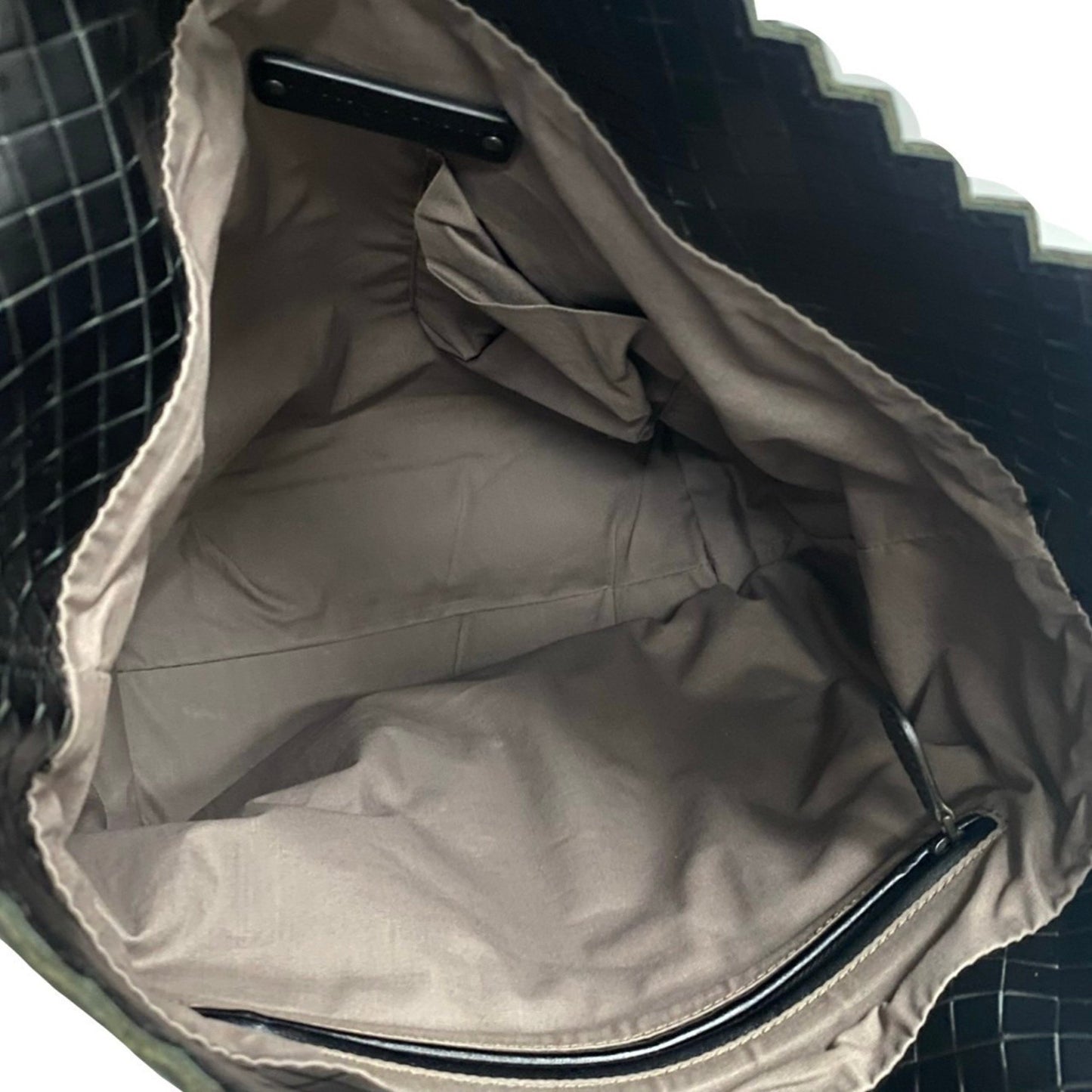 Bottega Veneta Intrecciato Leather Canvas Tote Bag