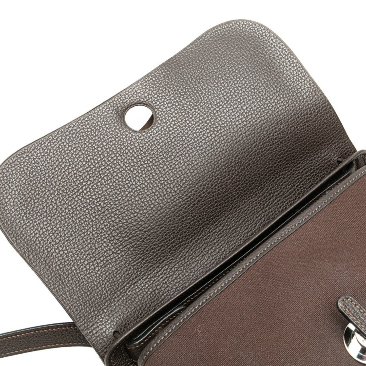 Hermes Colorado Pm Shoulder Bag Brown Toile Officier Vache Lieg