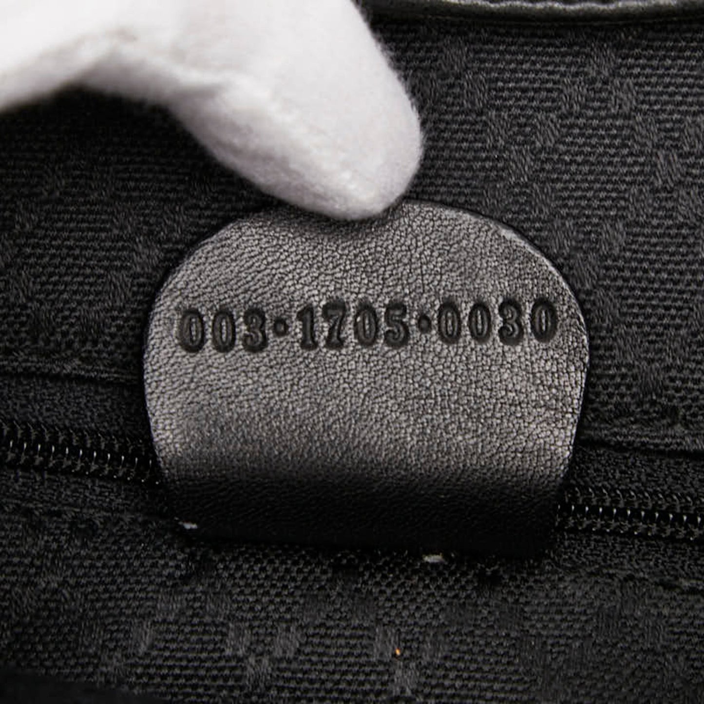 Gucci Bamboo Backpack 003 1705 0030 Black Suede Leather