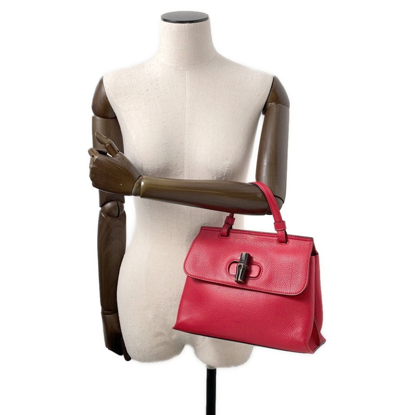 Gucci Handbag Daily Bamboo Leather 370831 Gucci 2Way