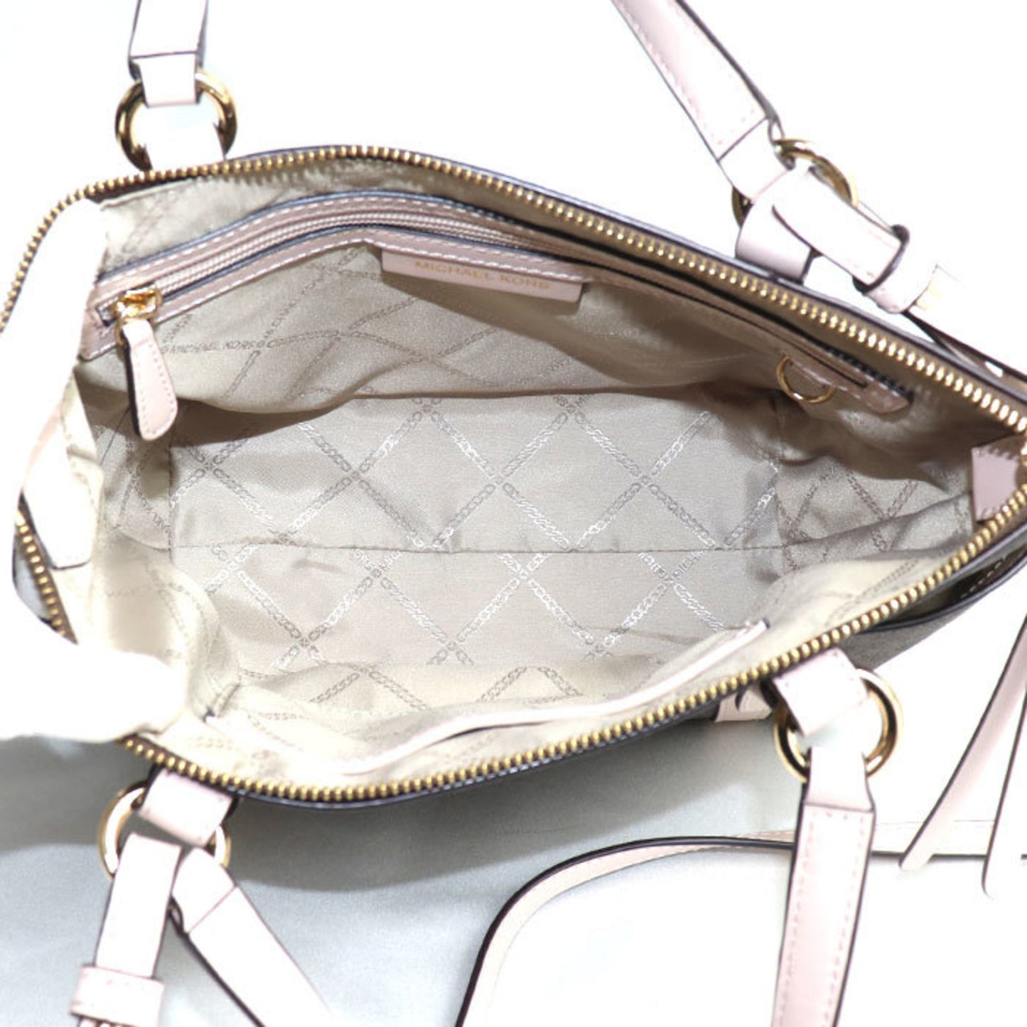 Michael Kors Sullivan Signature Sm 2-Way Shoulder Bag Brown Pink 30T0Gnxt1B