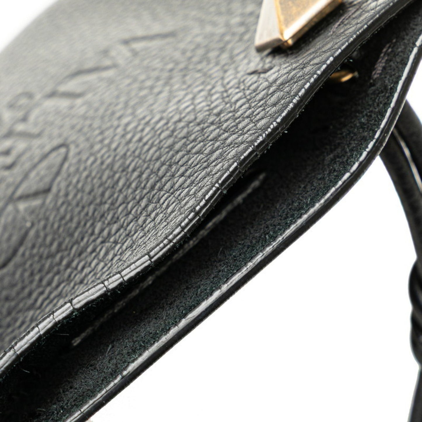 Studded Shoulder Bag In Black Leather