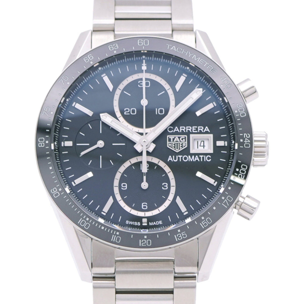 Tag Heuer Carrera Calibre 16 Cv201Aj-9 Automatic Watch In Stainless Steel