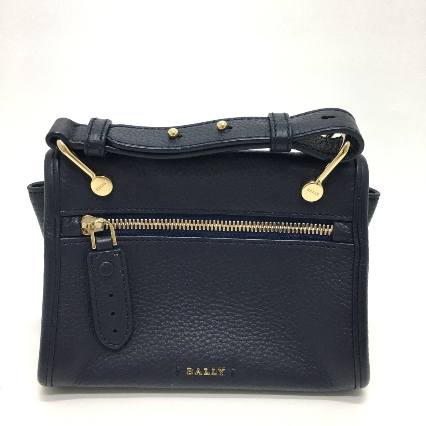 Barry Logo Bag 2Way Shoulder Bag Navy