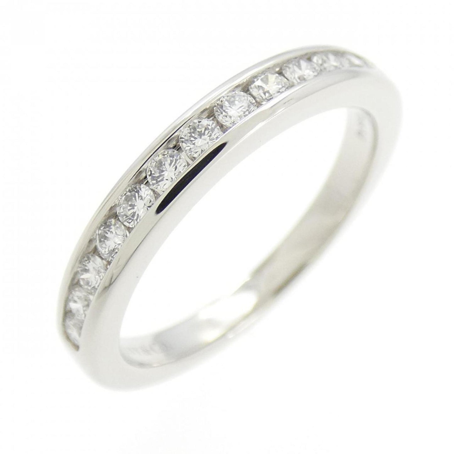 Tiffany Half Circle Channel Setting Ring