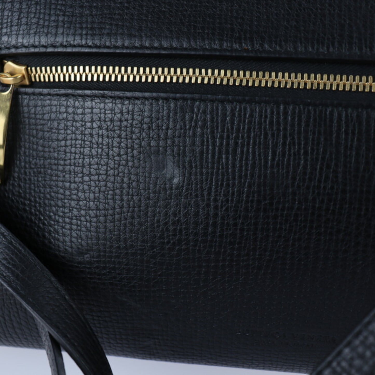 Bottega Veneta Bottega Veneta Angle Angle Palmellato Shoulder Bag 576143 Calf Leather Black Gold