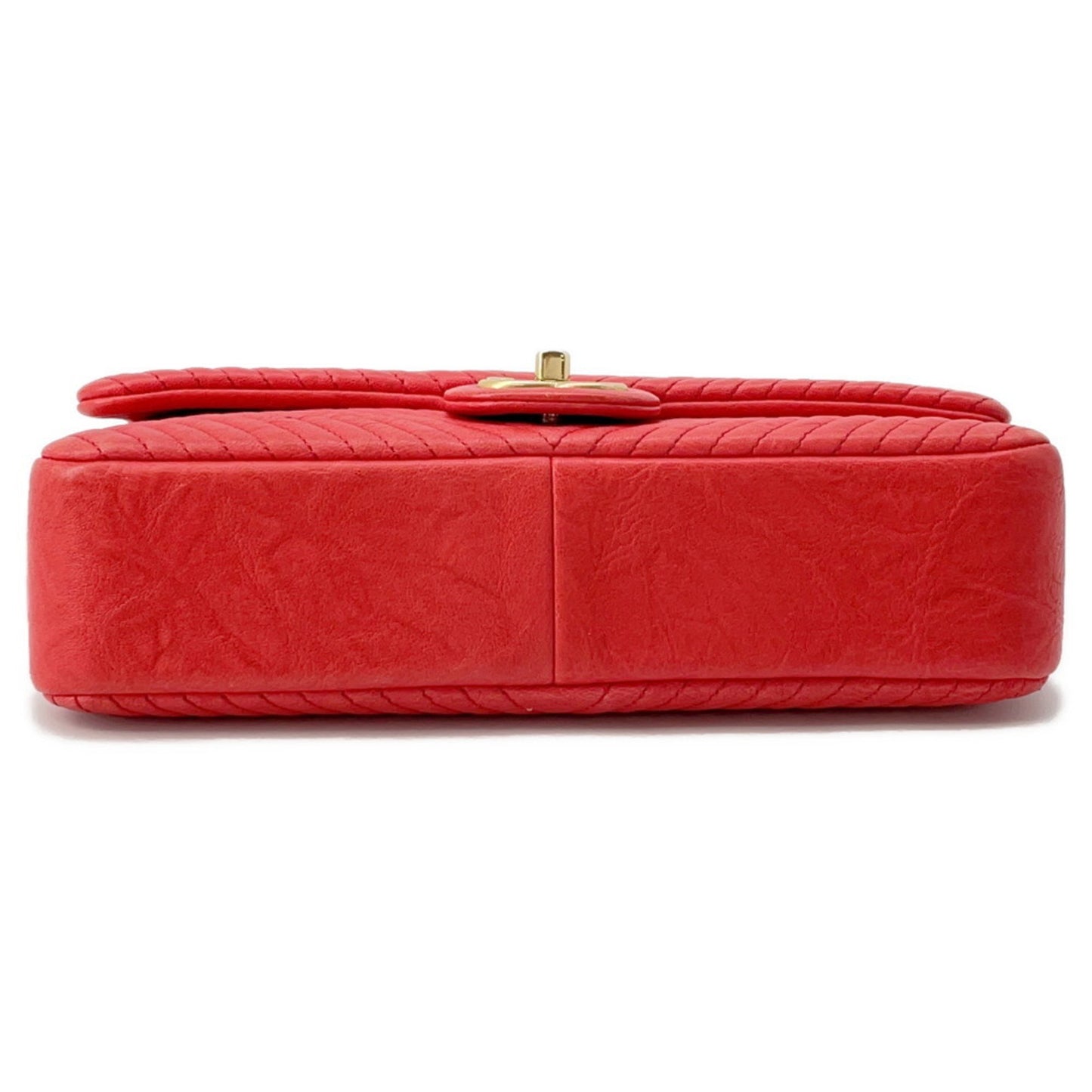 Chanel Chain Shoulder Bag Chevron V Stitch Coco Mark W A92087 Chanel
