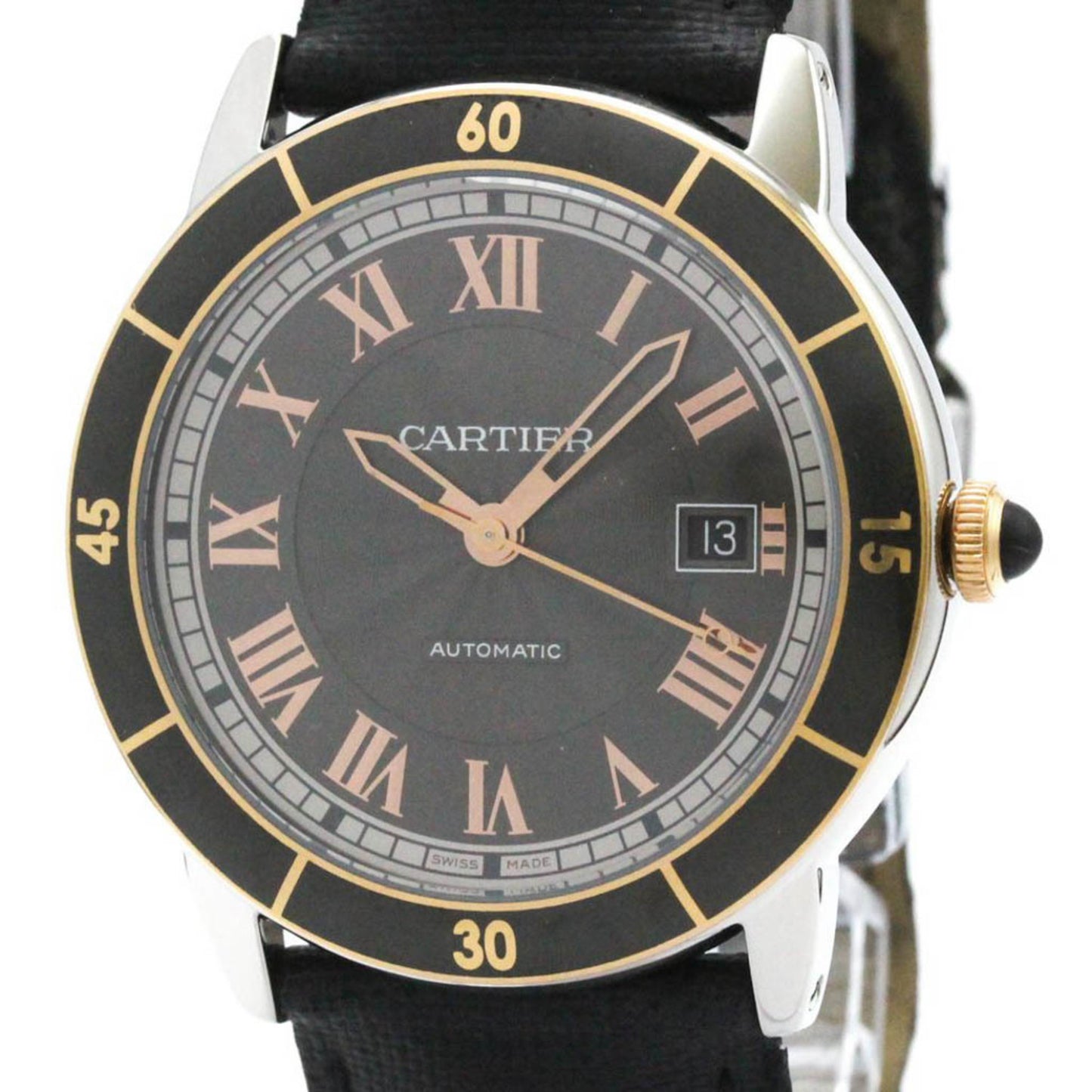 Cartier Ronde Croisiere De Cartier Steel Automatic