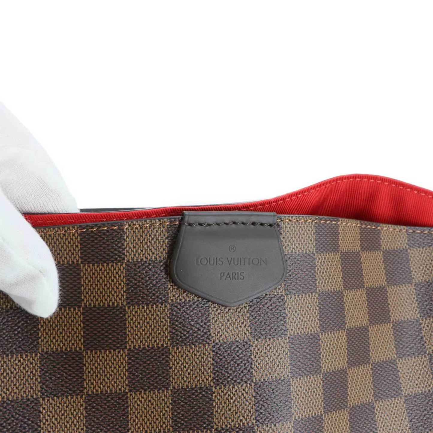 Louis Vuitton Damier Graceful Mm Shoulder Bag Ebene N44045 Rfid