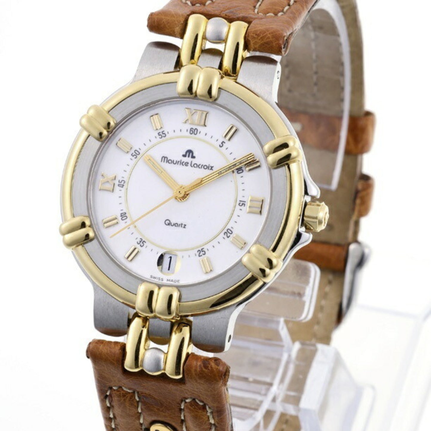Maurice Lacroix Calypso Date 95345 White Quartz 70095