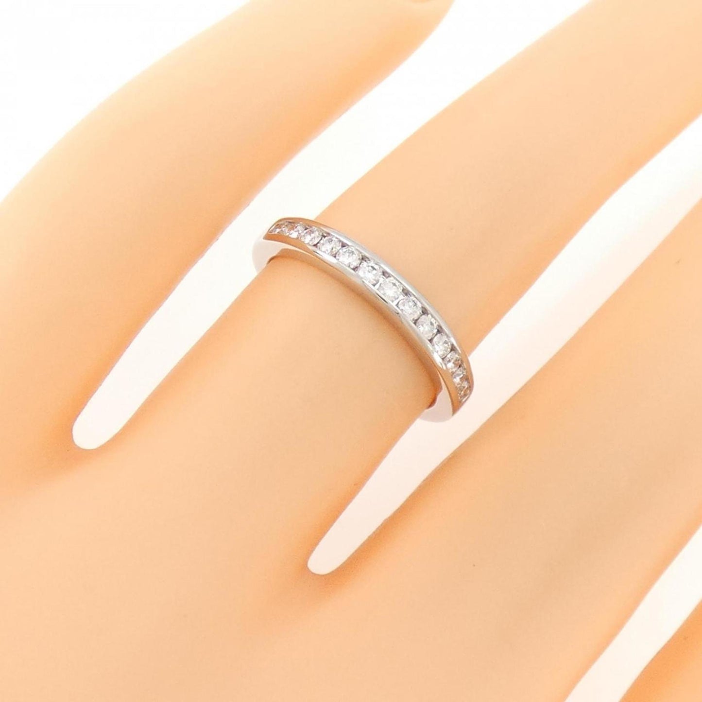 Tiffany Half Circle Channel Setting Ring