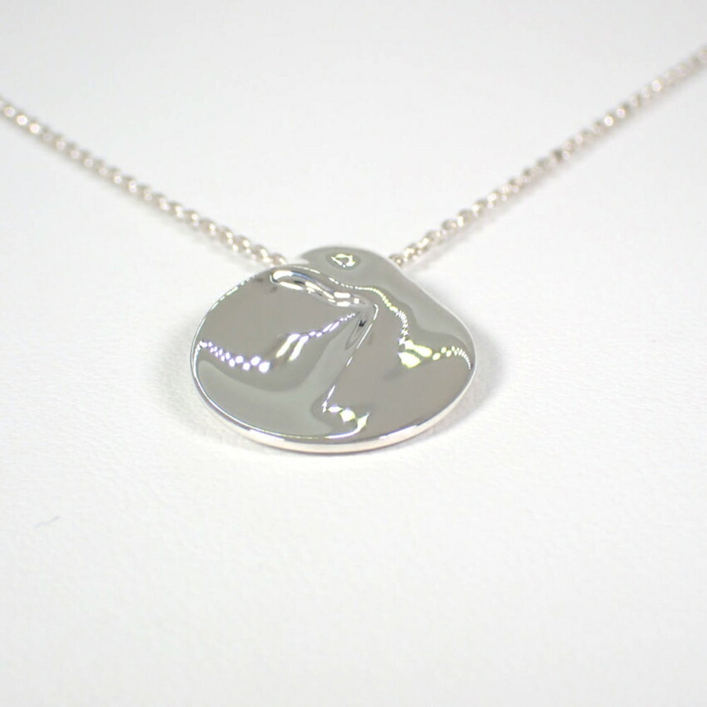 Tiffany 925 Madonna Pendant Necklace