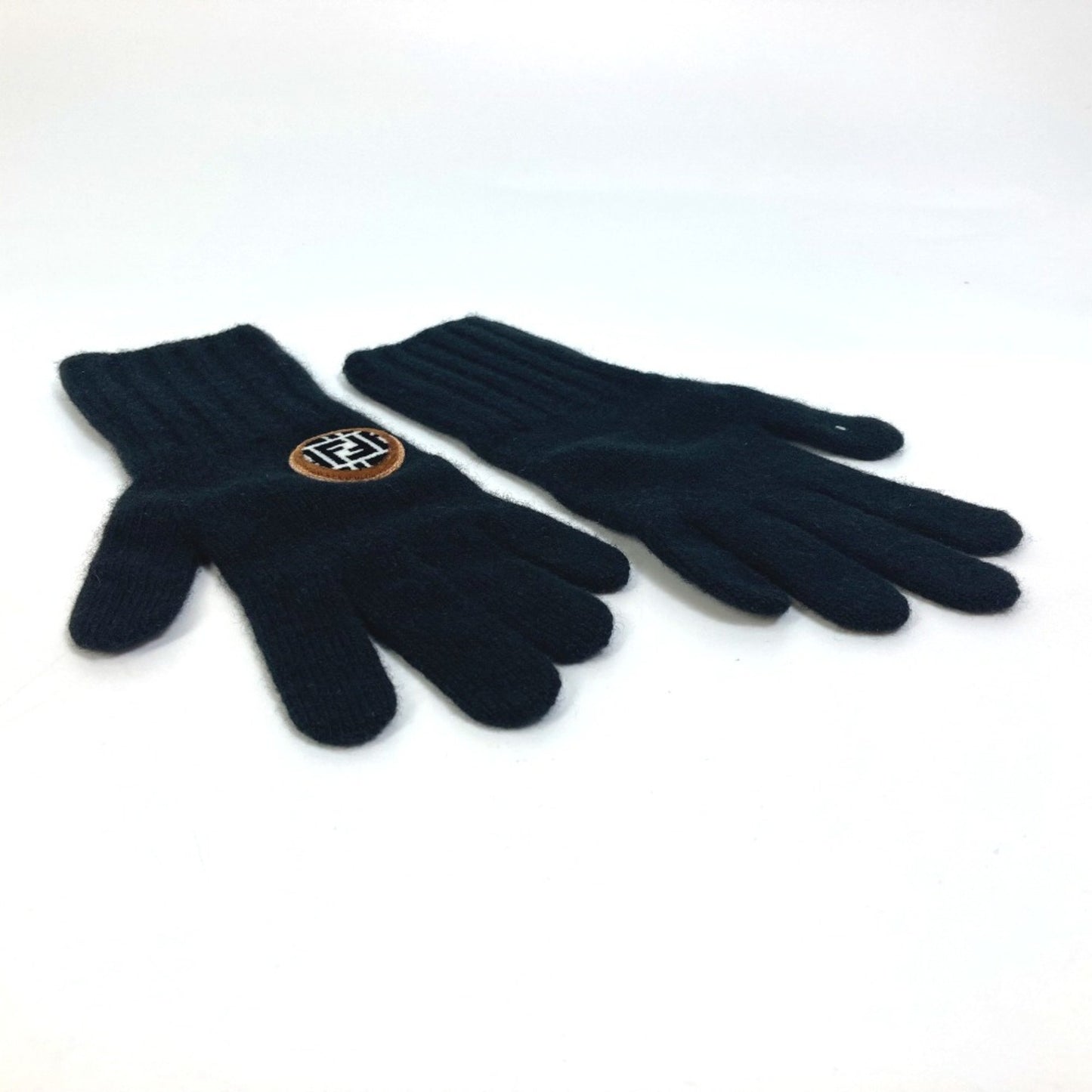 Fendi Fxy554 Glove Gloves Black