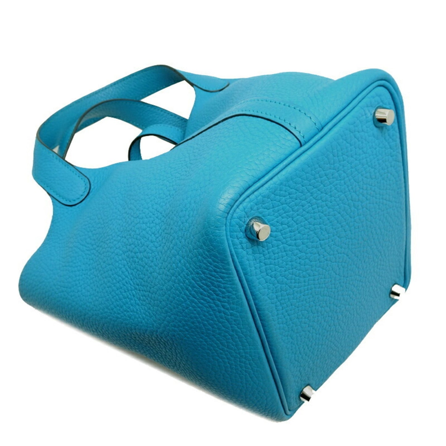 Hermes Herms Picotin Lock Pm Handbag In Taurillon Clemence Leather With Y Stamp