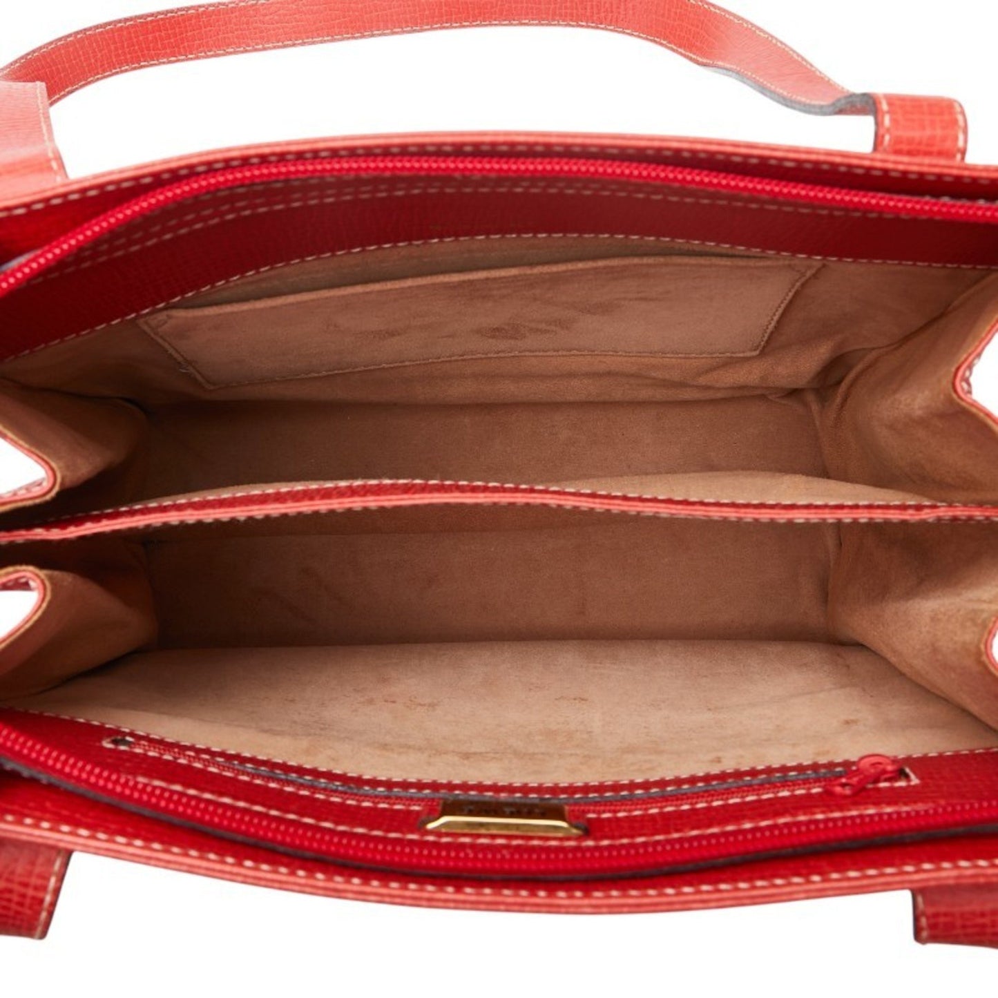 Loewe Tote Bag In Red Leather
