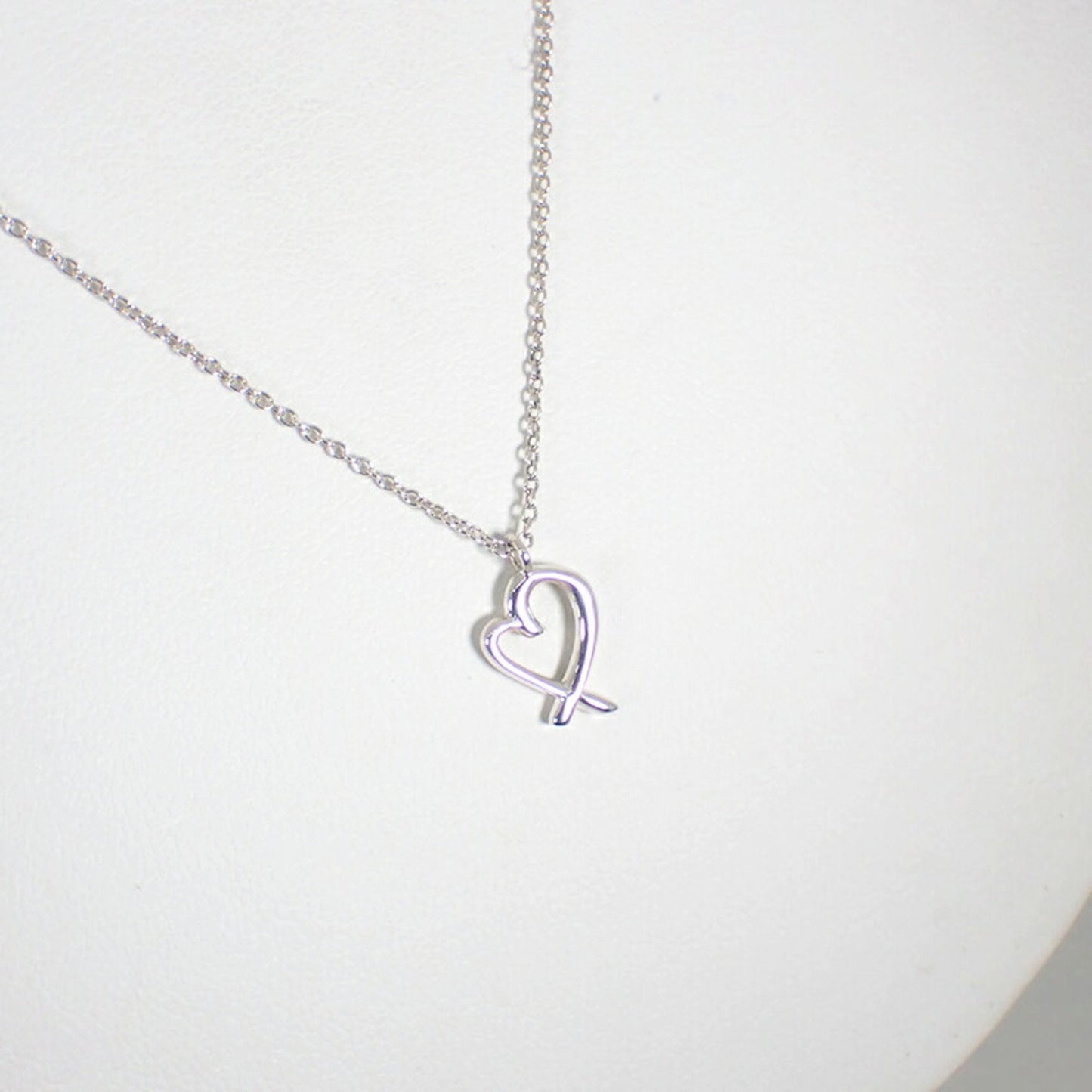 Tiffany 925 Loving Heart Pendant Necklace