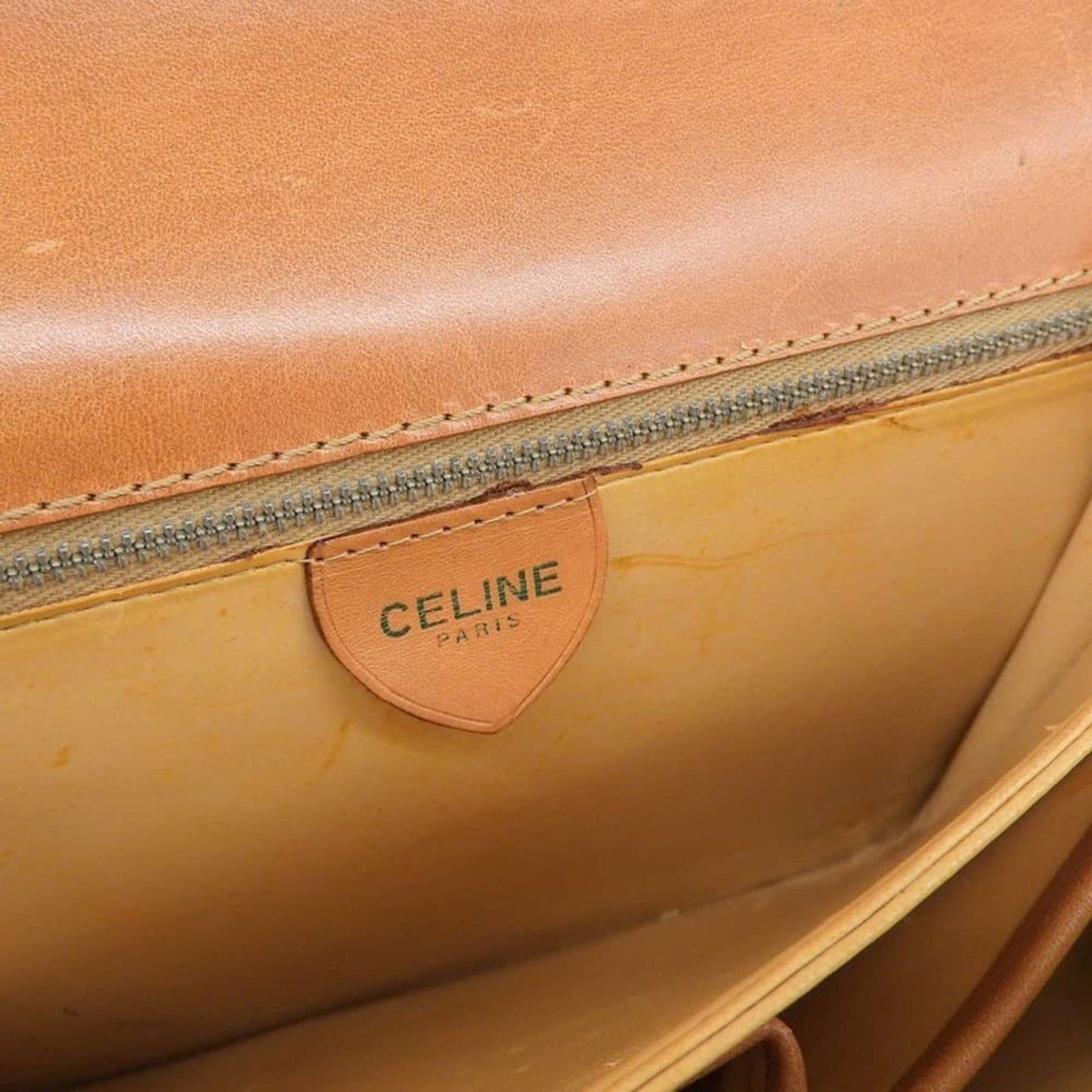 Celine Macadam Shoulder Bag F/09 Beige