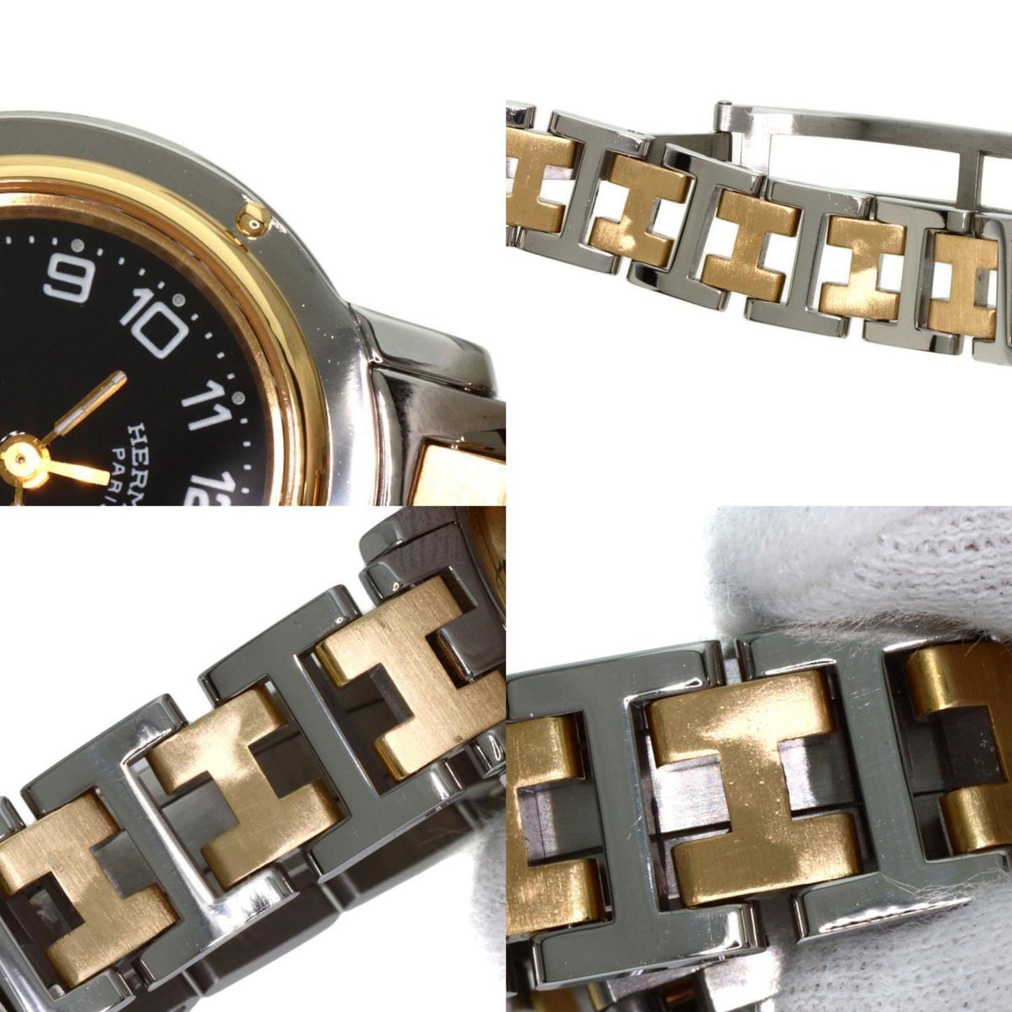 Hermes Clipper Watch Stainless Steel Ssxgp