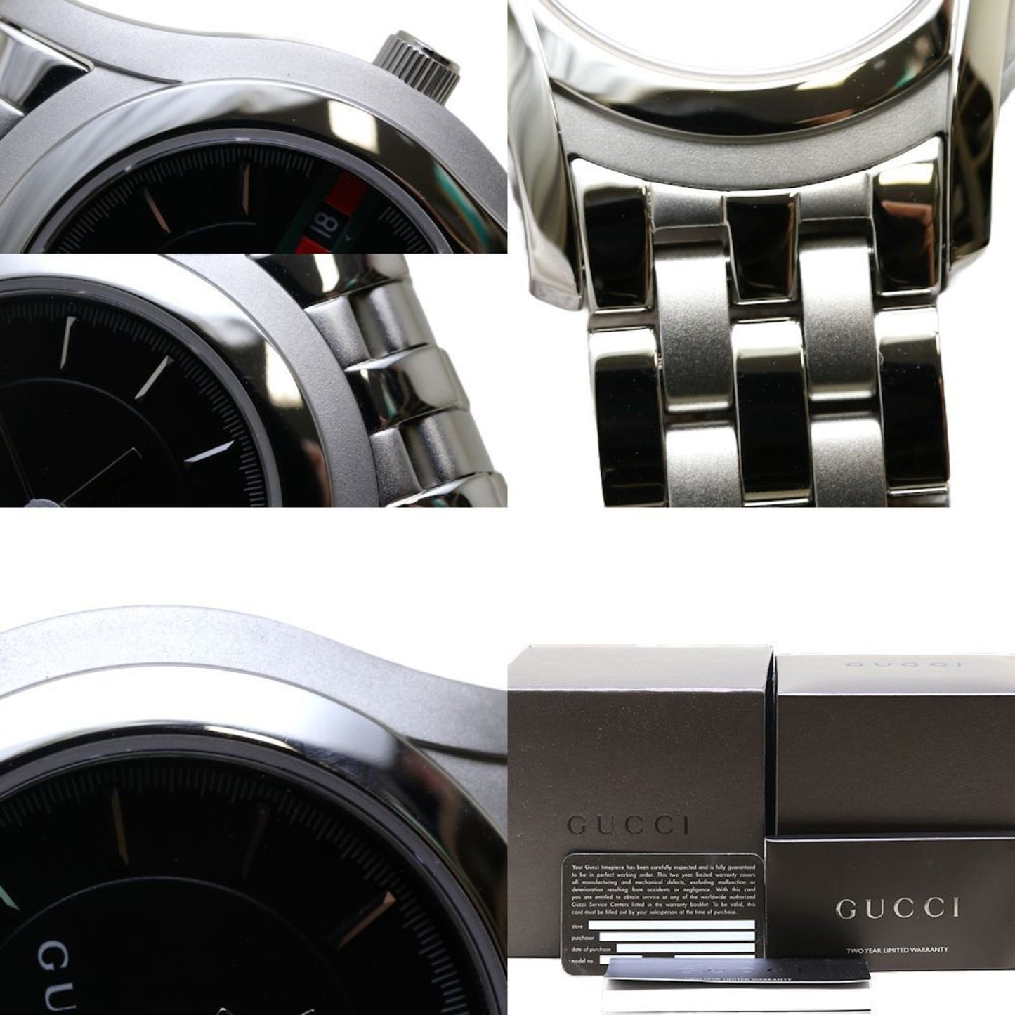 Gucci G-Class Ya055514 5500L Stainless Steel