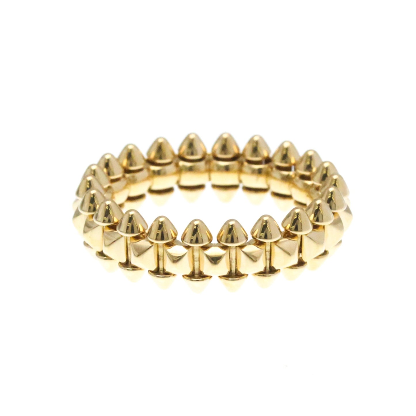 Cartier Crash De Cartier Ring Sm B4229852 Pink Gold (18K) Fashion No Stone Band Ring Pink Gold