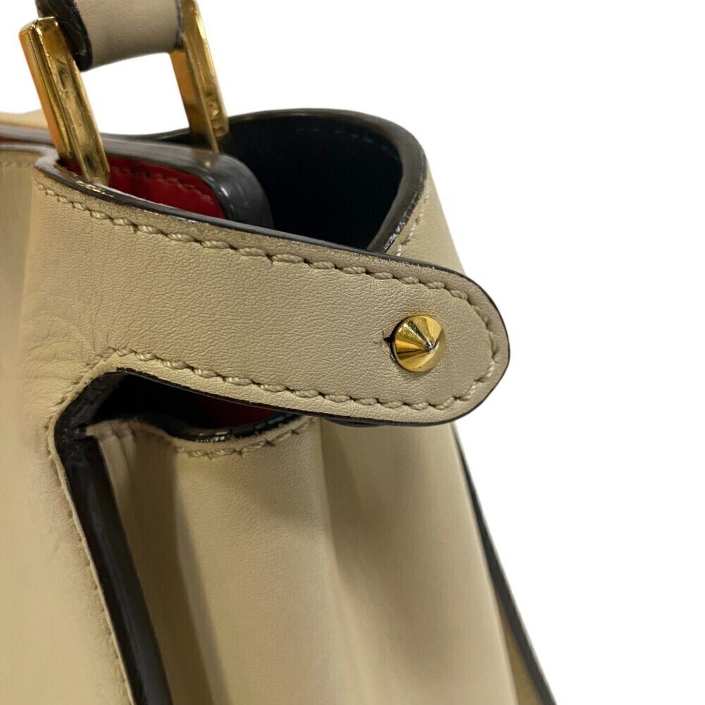 Fendi 8Bn302 Peekaboo Essential Shoulder Bag Handbag