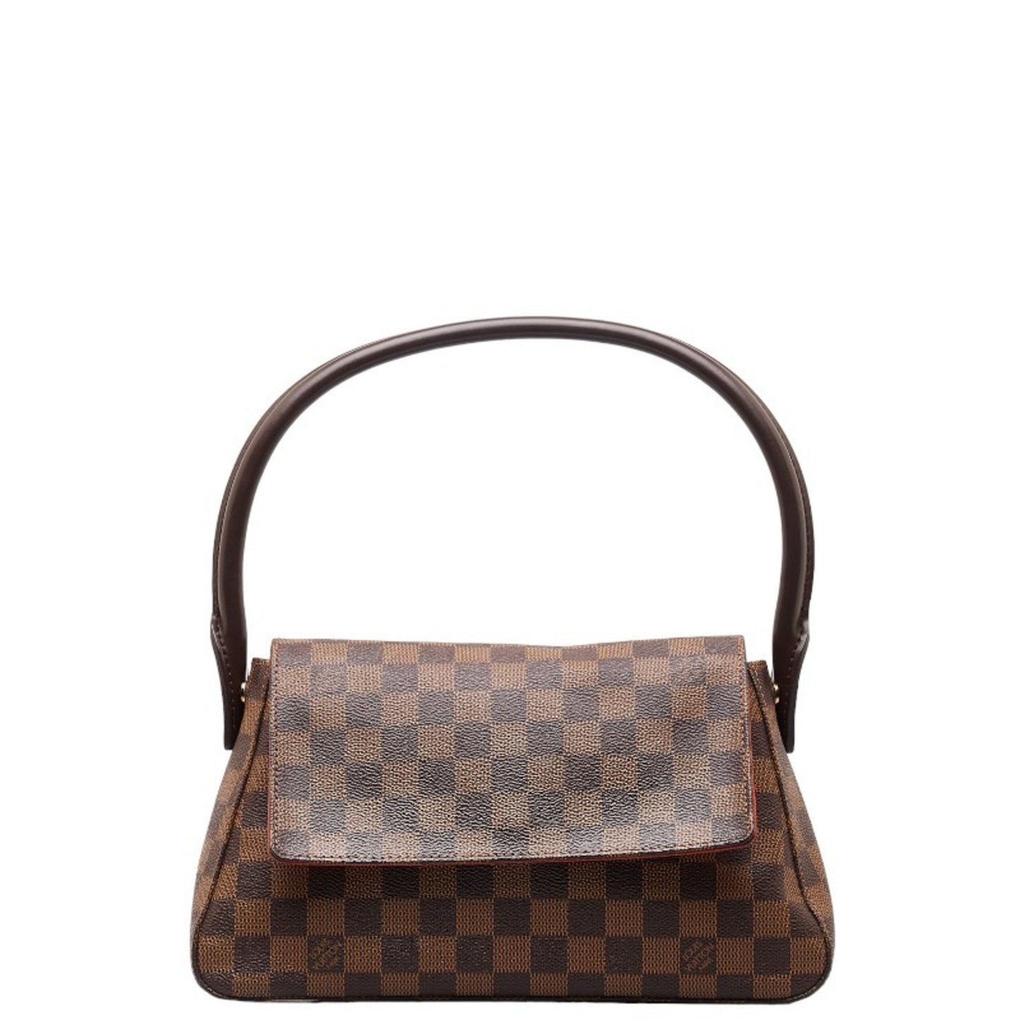 Louis Vuitton Damier Looping Special Order Handbag Shoulder Bag N51148 Brown Pvc Leather
