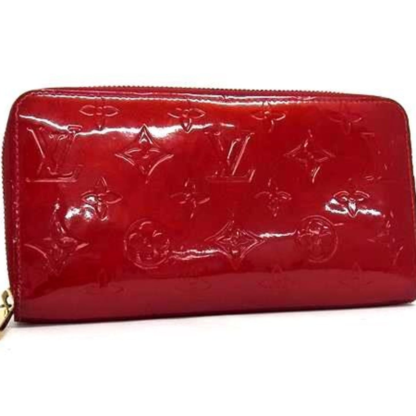 Louis Vuitton Zippy Wallet M91981 Pomme D'Amour (Red) Monogram Vernis