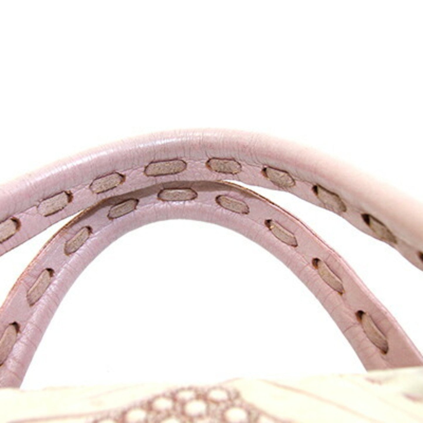 Grace Continental Handbag Carving Tribes Maestra Ivory Pink Beige Leather All Flower