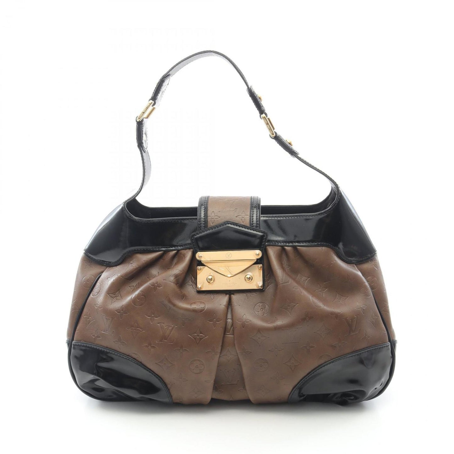 Louis Vuitton Bolly Shoulder Bag In Patent Leather With Monogram Embossing