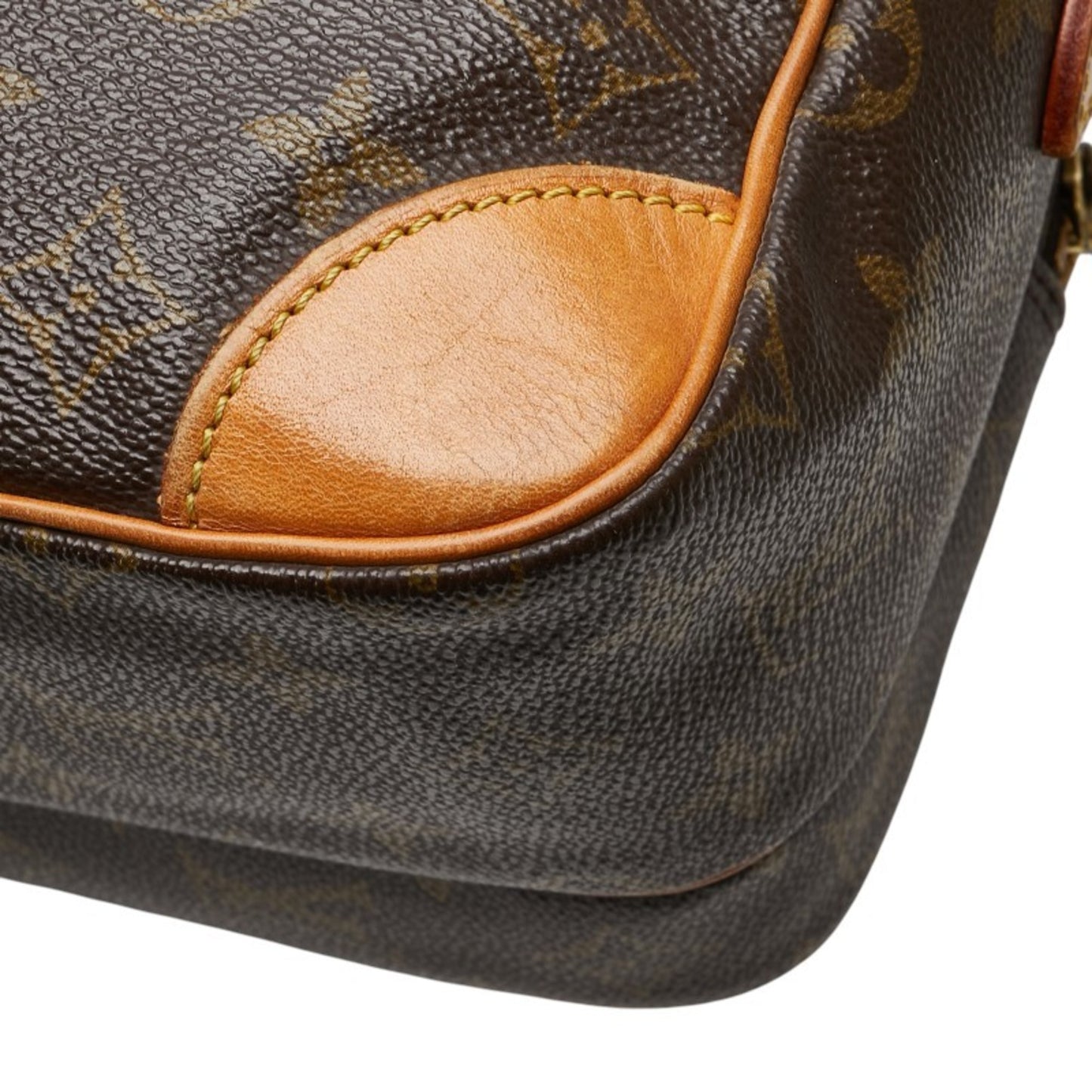 Louis Vuitton Monogram Nile Shoulder Bag M45244 Brown Pvc Leather