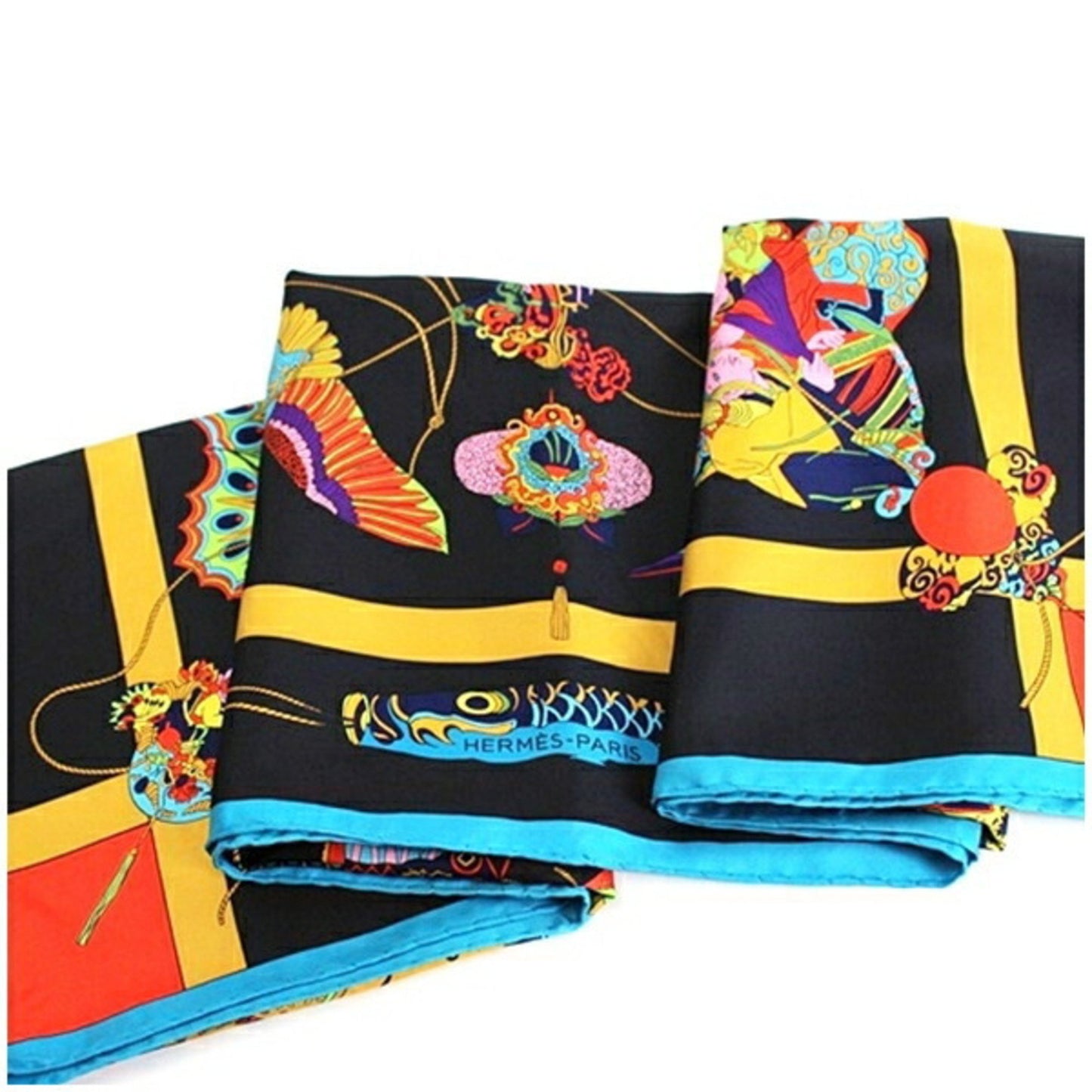Hermes Scarf Muffler Carre 90 Soies Volantes Silk Dancing In The Sky Hermes