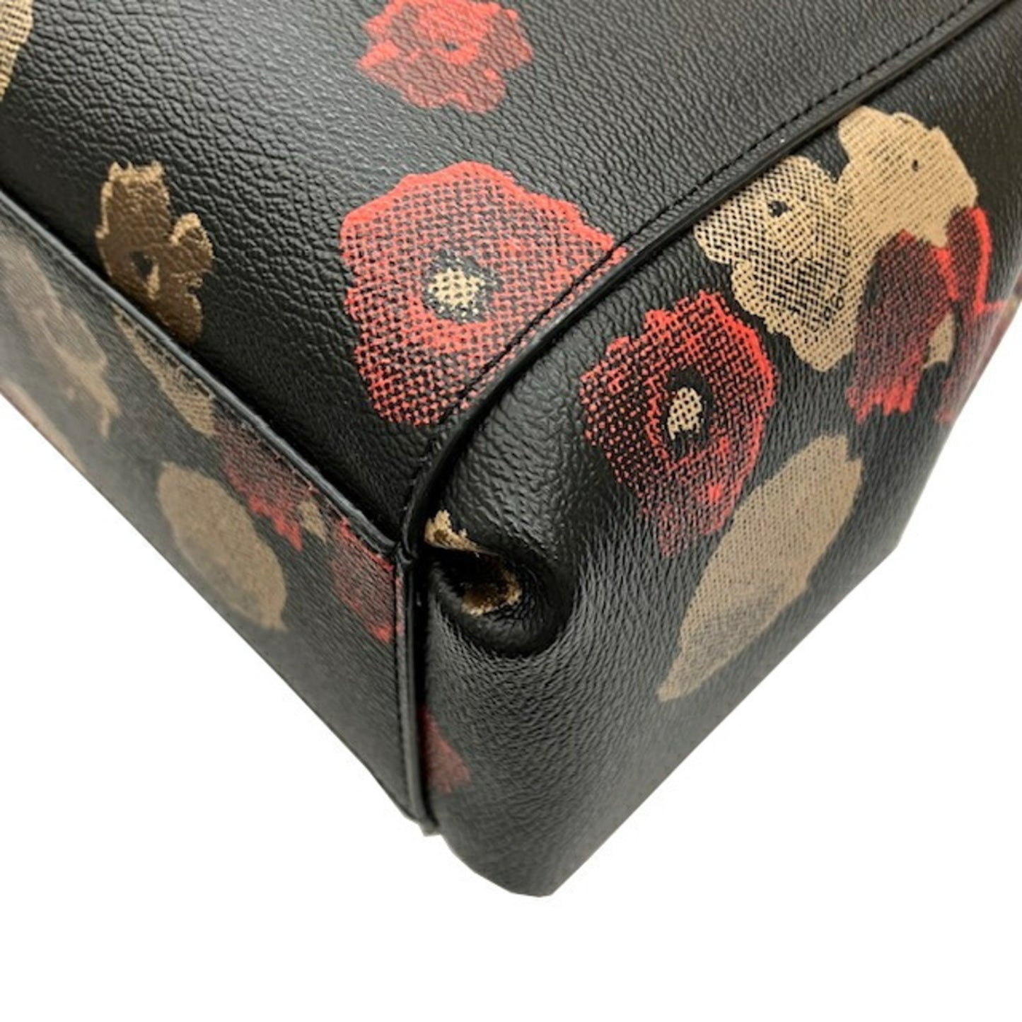 Coach F55539 Black Leather Handbag/Shoulder Bag