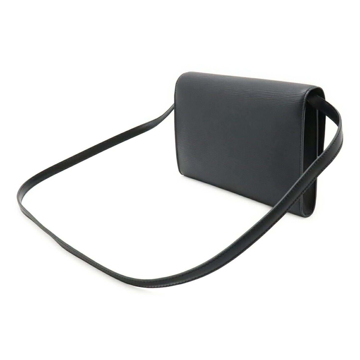 Louis Vuitton Epi Arches Shoulder Bag/Pochette/Clutch Bag In Noir Black
