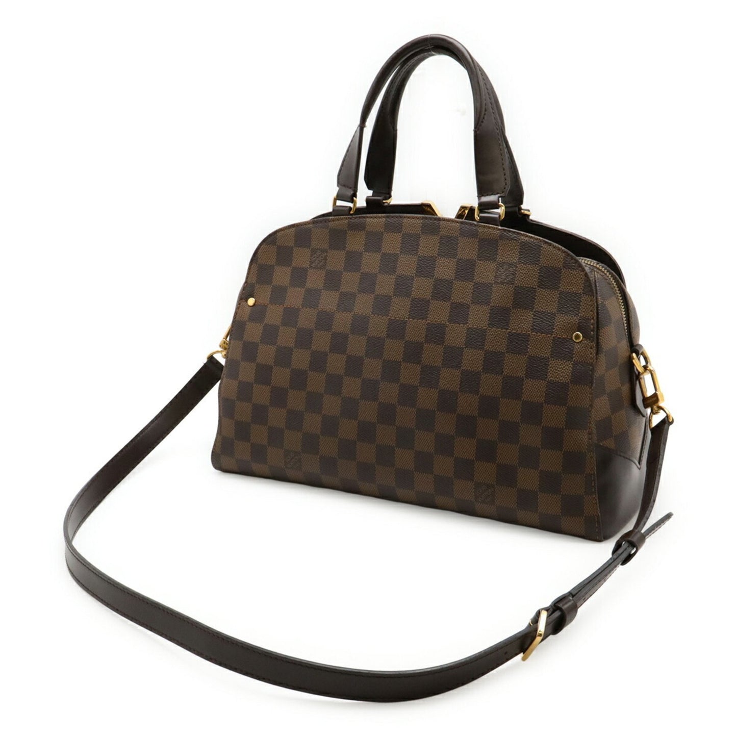 Louis Vuitton Damier Kensington Bowling Handbag/Shoulder Bag N41505