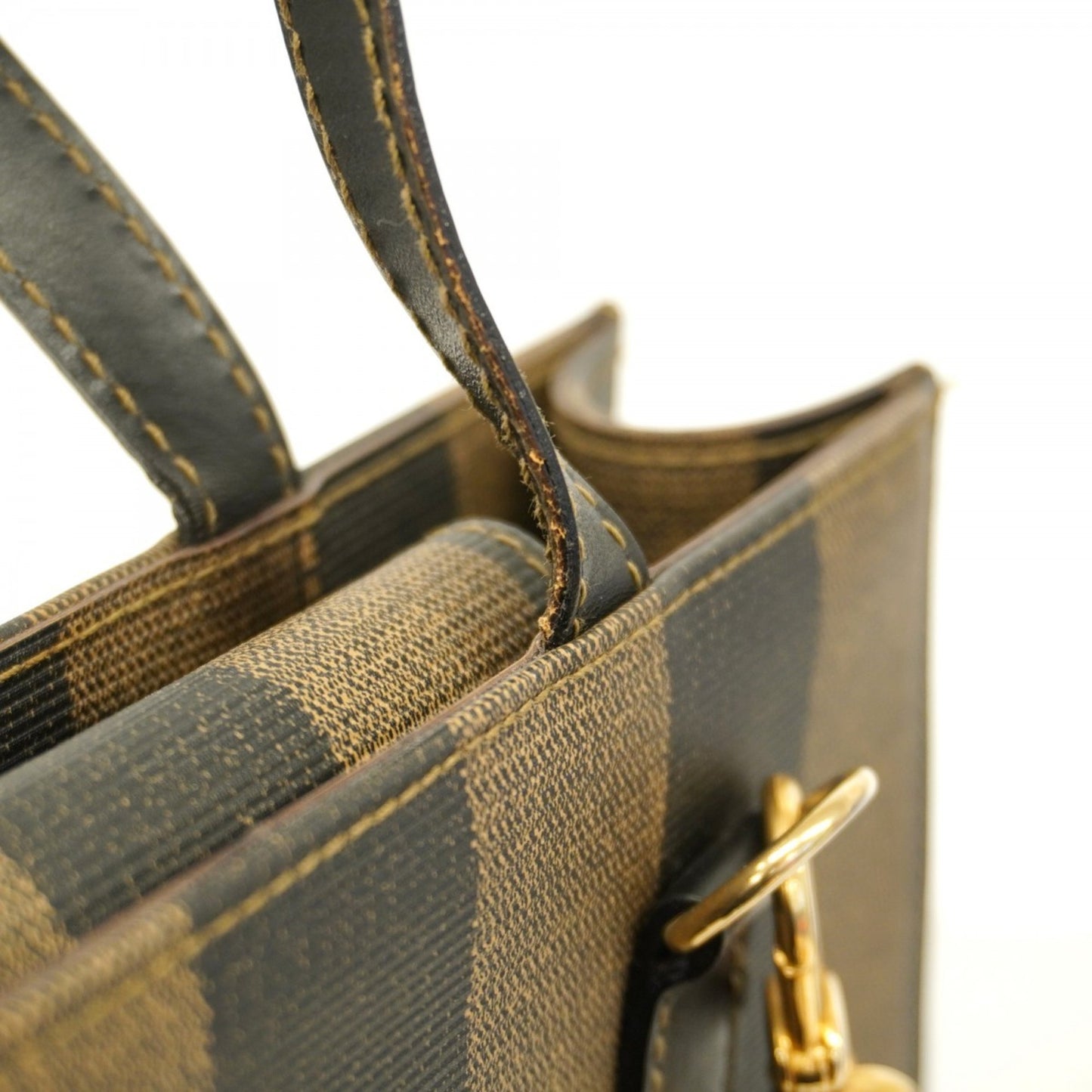 Fendi Pecan Backpack/Daypack In Black And Brown