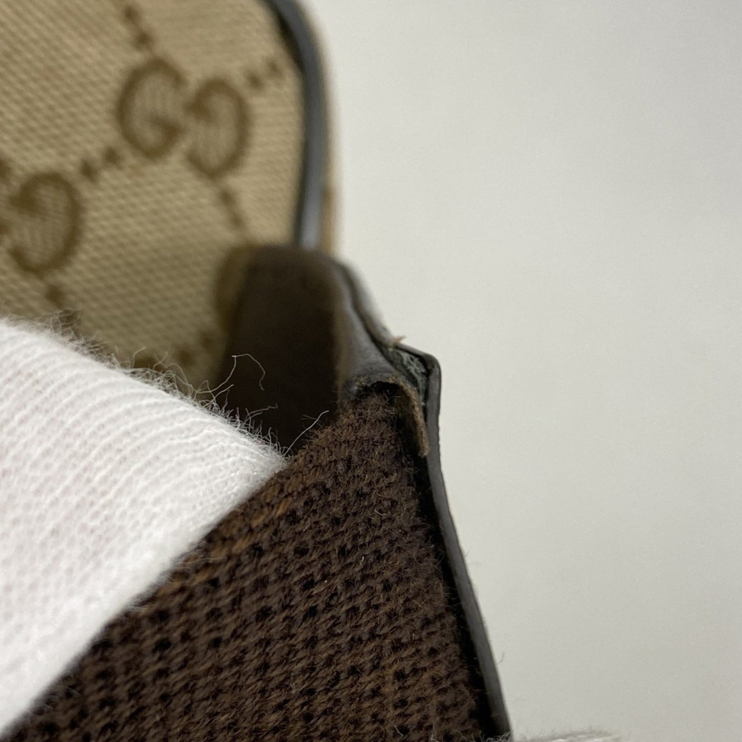 Gucci Waist Bag Gg Canvas 449174 Brown