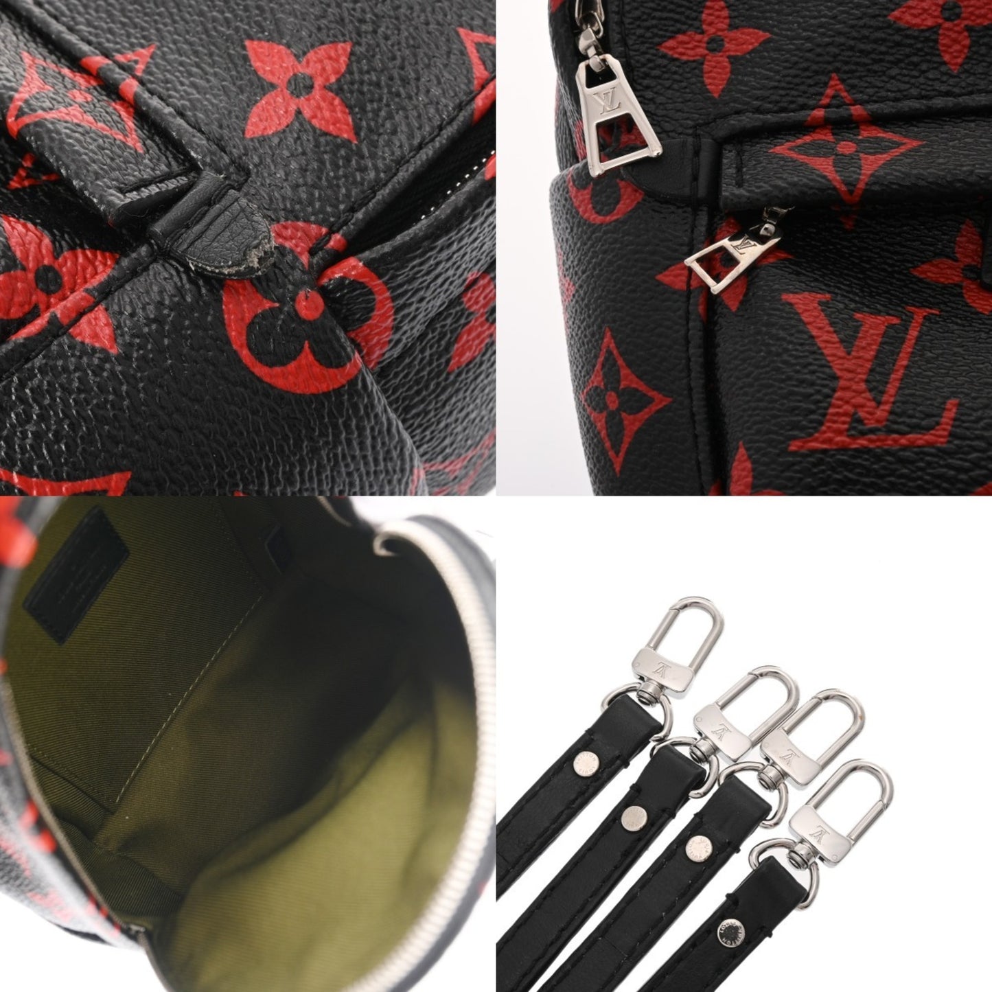 Louis Vuitton Monogram Palm Springs Mini Enfla Rouge M41457