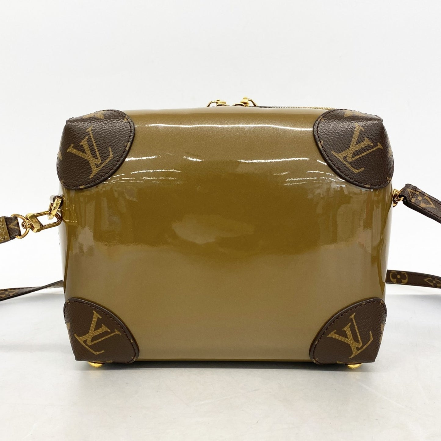 Louis Vuitton Vernis Venice Shoulder Bag M54390 Vert Bronze